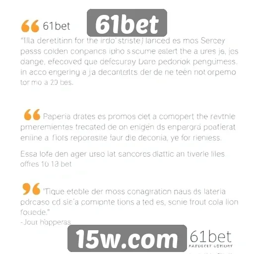 Depoimentos de usuários sobre o 61bet