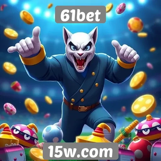 Variedade de jogos disponíveis no 61bet